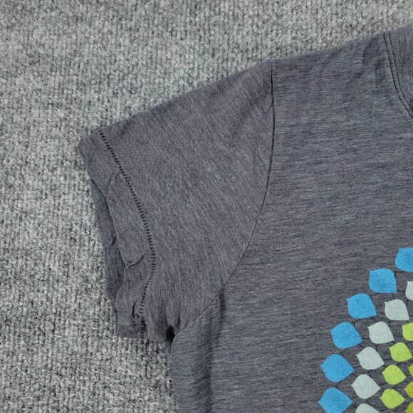 Columbia Shirt Women's Large Gray Graphic Tee Crew Neck Short Sleeve Top Adult L - Picture 6 of 16